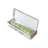Emballages personnalisés en papier pour hamburgers, hot-dogs, frites, gâteaux, gaufres, bâtonnets, pliables, recyclables, taille personnalisée, gaufrage, sushis, aliments pour bébés