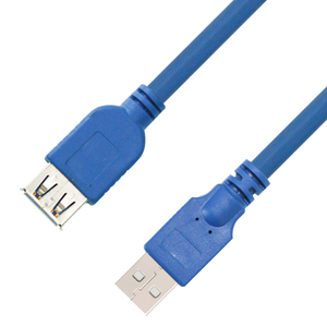 Câble d'extension USB 3.0 DFX blindé en PVC, 1m, bleu, mâle vers femelle, 5 Gbit/s, pour Smart TV, ordinateur portable, <span class=keywords><strong>PC</strong></span>, clé USB, webcam - Product Image 5