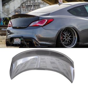 HC Style Carbon Fiber Rear Trunk Spoiler Ducktail for Hyundai Genesis Coupe <b>Boot</b> 2009-2011 - Product Image 4