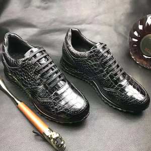 <span class=keywords><strong>Zapatos</strong></span> Casuales de Moda para Hombre Goodyear, Zapatillas de Alta Calidad en Cuero Genuino de Cocodrilo, <span class=keywords><strong>Zapatos</strong></span> de Piel de Caimán para Caminar - Product Image 2
