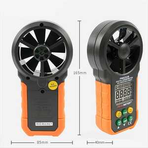 Anémomètre Huayi, anémomètre à affichage numérique et mesureur de direction du vent, anémomètre, testeur de débit d'air, de température et d'humidité - Product Image 2
