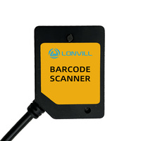 Lector de Códigos de Barras Integrado LONVILL, Escaneo de Códigos QR, Interfaz USB Serial RS232 TTL, Red Wi-Fi 485