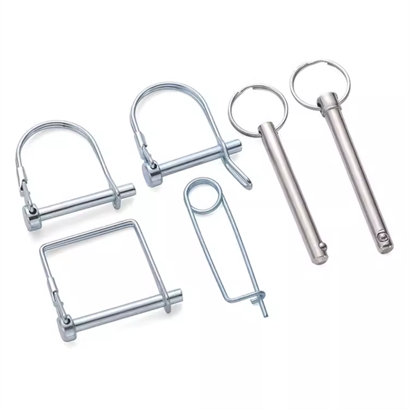 D Shape Square Wire Lock Pins Ring 1/4 Inch Heavy Duty Safety Coupler ...