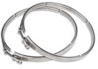 Kit de joints de serrage DPF pour Detroit DD15, remplace A6809950202 / A6809950302, connexion V-Band sans fuite