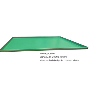 Bandeja <span class=keywords><strong>de</strong></span> Horno Industrial Antiadherente <span class=keywords><strong>de</strong></span> PTFE <span class=keywords><strong>de</strong></span> 1.5mm <span class=keywords><strong>de</strong></span> Alta Resistencia, Perforada, Plana, <span class=keywords><strong>de</strong></span> 800*600mm, Verde, para Uso Comercial - Product Image 1