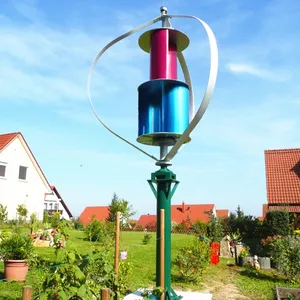 Low Start Wind Speed 5kw Wind Turbine Generator Q Type Vertical Axis Windmill 220v AC Output Home Use Rooftop Wind Turbine
