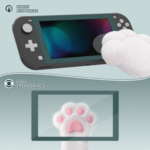 Film protecteur d'écran en verre trempé transparent HD avec bordure vert chasseur pour console Nintendo Switch Lite - Product Image 4