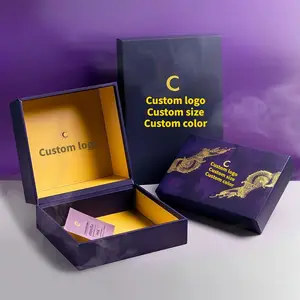 Kundendefinierte hochwertige luxuriöse starre kartonverpackung weißer abnehmbarer deckel Geschenkboxen mit Hals