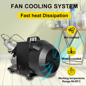 Máy nén khí PCP mini TUXING giá tốt, áp suất cao 300Bar 4500Psi 30mpa, hai xy lanh, điện, dùng ngoài trời, lặn biển, săn bắn - Product Image 3