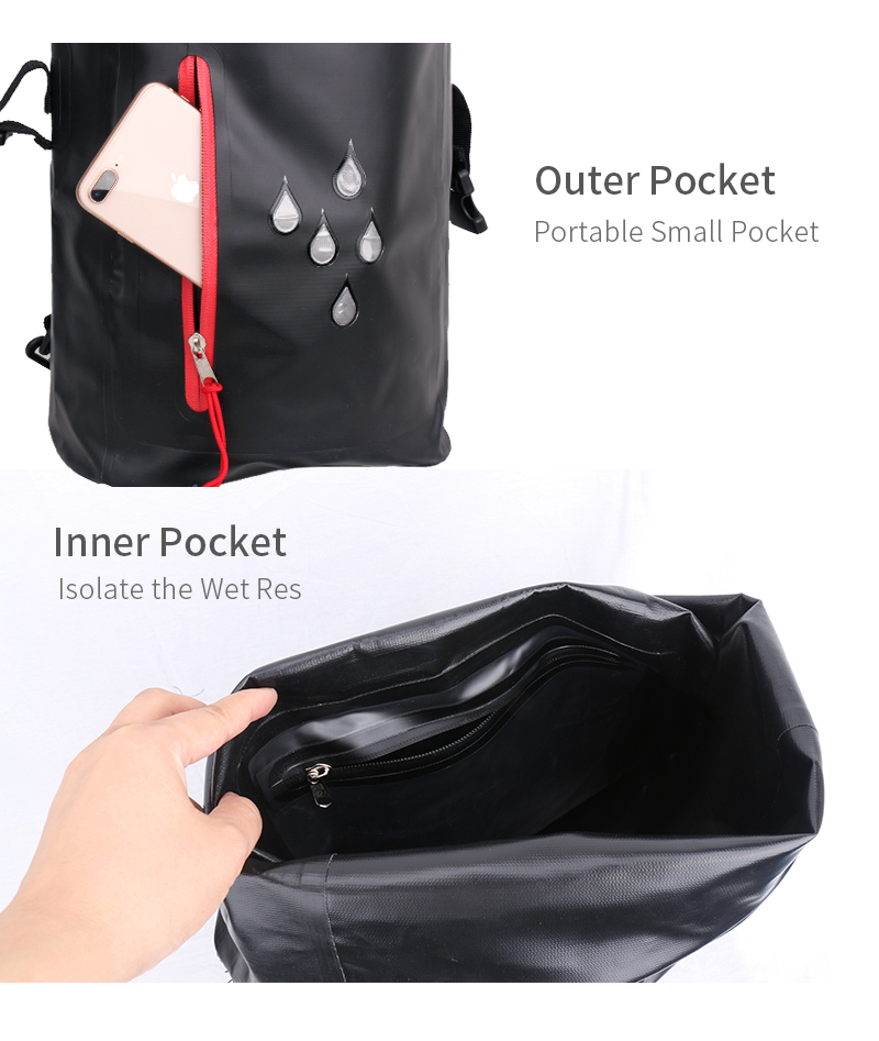 Outdoor Sport Waterproof Dry  Bag Back pack China Factory Customized droplet dry bag