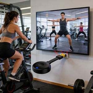 Nuovo 2025 XYC Ricevitore e Trasmettitore <span class=keywords><strong>Wireless</strong></span> per Monitor con Controllo Vocale Google, 2GB 16GB, WIFI 5GHz, 4K, Win/Lin/Mac, 30 FPS, Vendita Calda OEM - Product Image 1