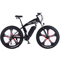 Bicicleta eléctrica XFY de 26'' 48V 350W, bicicleta eléctrica de montaña, bicicleta eléctrica híbrida con frenos hidráulicos, bicicleta eléctrica Fatbike