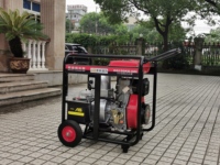 Dongqing DQ150KB-6DE 12.9HP Set Pompa Air Mesin Diesel Konstruksi Paduan Aluminium DN150 Ukuran Impor Starter Manual/Listrik