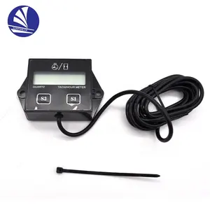 gasoline Inductive Tach Hour Meter thermometer waterproof Tachometer Motorcycle ship outboard Motor waterproof digital