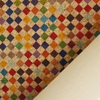 INFOCORK Vinyle Imprimé Portugal Tissu de Liège-Cuir Microfibre Synthétique, Personnalisé | Usine Directe pour Ceinture/Chapeaux/Sacs
