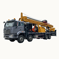 Véhicule de forage de puits d'eau hydraulique rotatif monté sur camion RL1000