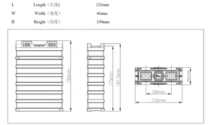 Prismatic กระเป๋า40Ah 3.2V LiFePO4เซลล์3.2V 40Ah แบตเตอรี่ลิเธียมเหล็กฟอสเฟตแบบชาร์จไฟได้ - Product Image 2