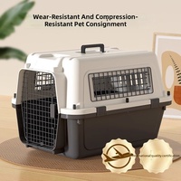 Boîte à air pour animaux de compagnie en ABS, cage pour chien et chat, portable, gain de place pour une utilisation en voiture