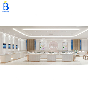 Dernier <span class=keywords><strong>comptoir</strong></span> de <span class=keywords><strong>magasin</strong></span> de bijoux présentoir de kiosque en acrylique moderne vitrine en verre pour le centre commercial - Product Image 2