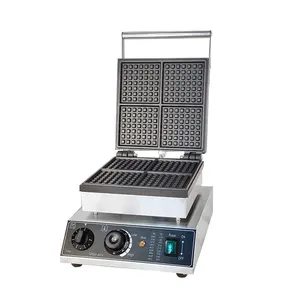 Voedsel Snack Machine Wafel Koken Maker 4 Stuks Squace Wafel Machine