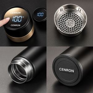 LED Display Smart Water Bottle <b>Tea</b> <b>Infuser</b> 500ml 304 Stainless Steel Thermal Vacuum Flask with Temperature Display - Product Image 3