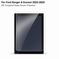 Protection d'écran pour Ford Ranger Everest 2023-2025, écran de navigation, verre trempé, étanche, dureté 9H, anti-rayures