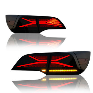 <b>Led</b> Tail <b>Lights</b> For Tesla Model 3 Model Y Upgrade Retrofit 12V Black Housing <b>Red</b> Lens - Product Image 2