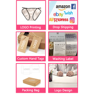 Wholesale M L XL XXL 3XL 4XL Custom Private Label Low Waist Women <strong>Fat</strong> Ladies <strong>Sexy</strong> Underwear Cotton Plus Size Briefs Panties - Product Image 6