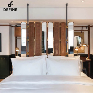 Bộ nội thất phòng ngủ khách sạn cao cấp, hiện đại, kiểu dáng gỗ 5 sao - Product Image 3