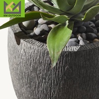 Pot bunga & pot taman bentuk kustom luar ruangan besar desain Modern kualitas tinggi harga pabrik