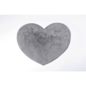 เจน ไลน์ - พรมเช็ดเท้ารูปหัวใจสีเทา - Product Image 1