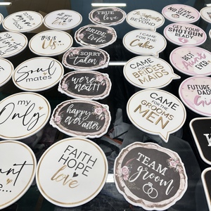 Tùy Chỉnh 5Mm <span class=keywords><strong>PVC</strong></span> Ảnh Gian Hàng Đạo Cụ Cho Đám Cưới Sinh Nhật Diwali Phục Sinh Của Cha Ngày-Thời Trang Trang Trí - Product Image 3