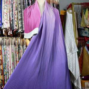 قماش ساتان سباندكس فاخر بطباعة رقمية متدرجة بثنيات مسطحة 1 سم للمصممين - Product Image 3