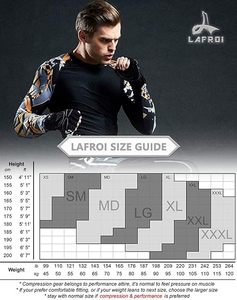HUGE SPORTS Hombres Splice <span class=keywords><strong>UV</strong></span> Protección solar UPF 50 + Skins Rash Guard Mangas largas - Product Image 2