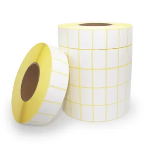 Custom Design 50x25 30x20 Barcode Sticker Direct Thermal Adhesive Paper label roll