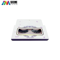 Boîte d'emballage personnalisée en papier pour cils, coffret d'emballage, 10 pièces