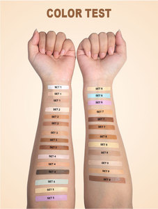 Paleta de Corrector de Marca Privada de 3 Tonos, Alta Cobertura, Larga Duración, Cubre Acné, Ojeras y Contorno - Product Image 6