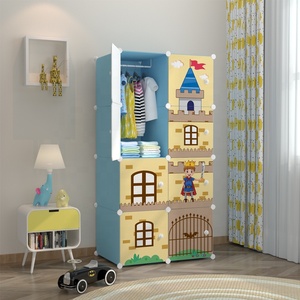 <span class=keywords><strong>Armoire</strong></span> de Rangement en <span class=keywords><strong>Plastique</strong></span> Moderne à Vendre, Multiusage pour Chambre d'Enfant, <span class=keywords><strong>Bricolage</strong></span>, avec Penderie - Product Image 5