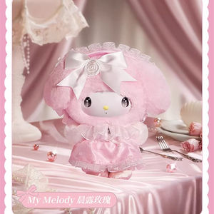 Caja Misteriosa <span class=keywords><strong>de</strong></span> Peluche <span class=keywords><strong>de</strong></span> Vinilo <span class=keywords><strong>de</strong></span> la Serie Oficial MINISO Sanrio Rose Garden Dream, Muñeca Kawaii My Melody Kuromi con Flores <span class=keywords><strong>de</strong></span> Encaje, Regalo Estético - Product Image 5