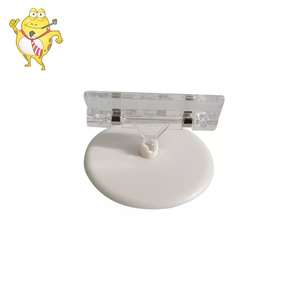 Laohama siêu thị nhựa nhỏ <span class=keywords><strong>Pop</strong></span> hai mặt giá tag nhãn dấu hiệu chủ hiển thị Clip - Product Image 3