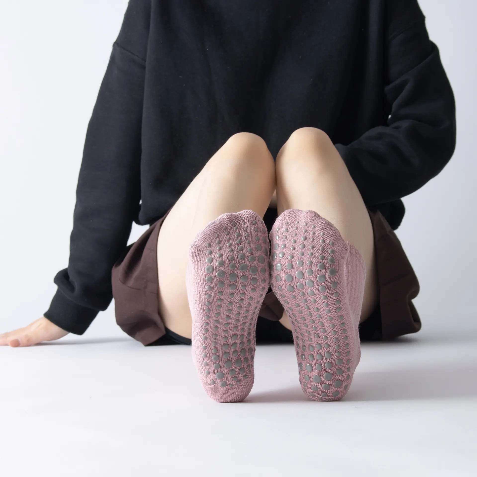 Хлопковые женские носки для йоги