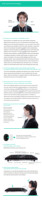 Support pour casque d'IRM SM03, communication possible pendant l'imagerie