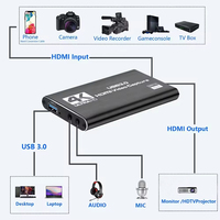 Equipo de captura de VIDEO 4K USB 3,0 Tarjeta de captura HDMI Captura de video HDMI para transmisión en vivo