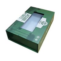 Boîte en papier rigide personnalisée de luxe avec fenêtre magnétique, boîte d'emballage pour dattes, boîte à dattes rouges du Moyen-Orient, boîte cadeau pour fruits secs
