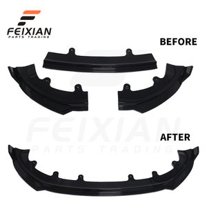 FEIXIAN Tesla Nouveau Modèle Y Juniper Noir Brillant Sporty Refresh Splitter de Pare-chocs Avant Kit Carrosserie Aérodynamique Fixation par Vis Ajustement Universel - Product Image 2