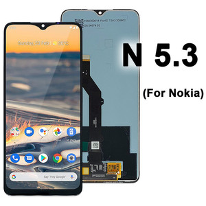 터치 스크린 어셈블리로 Nokia 5.3 LCD 디스플레이 화면 교체 용 휴대 전화 LCD 모니터