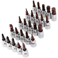 Puntas de Destornillador de Cambio Rápido de 3/8'', Puntas de Destornillador Planas Phillips Hexagonales de Acero S2 para Accesorios de Juego de Herramientas Manuales