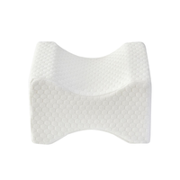 Almohada Ortopédica de Espuma Viscoelástica para Rodillas, Agradable al Tacto, con Funda de Malla Desmontable con Cierre para Dormir en la Cama, Soporte para Piernas y Cadera