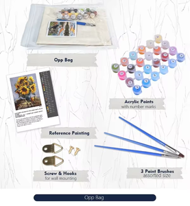 Dipinti a Numeri su Tela Personalizzati con Animali Colorati, <span class=keywords><strong>Cervo</strong></span>, 30x40cm 40x50cm, Vendita all'Ingrosso - Product Image 1