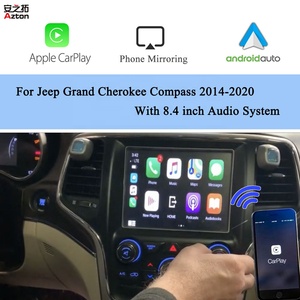 Aggiornamento autoradio IOS CarPlay interfaccia Video per Jeep Cherokee /Grand Cherokee Uconnect 8.4 "adattatore per telecamera di retromarcia - Product Image 2